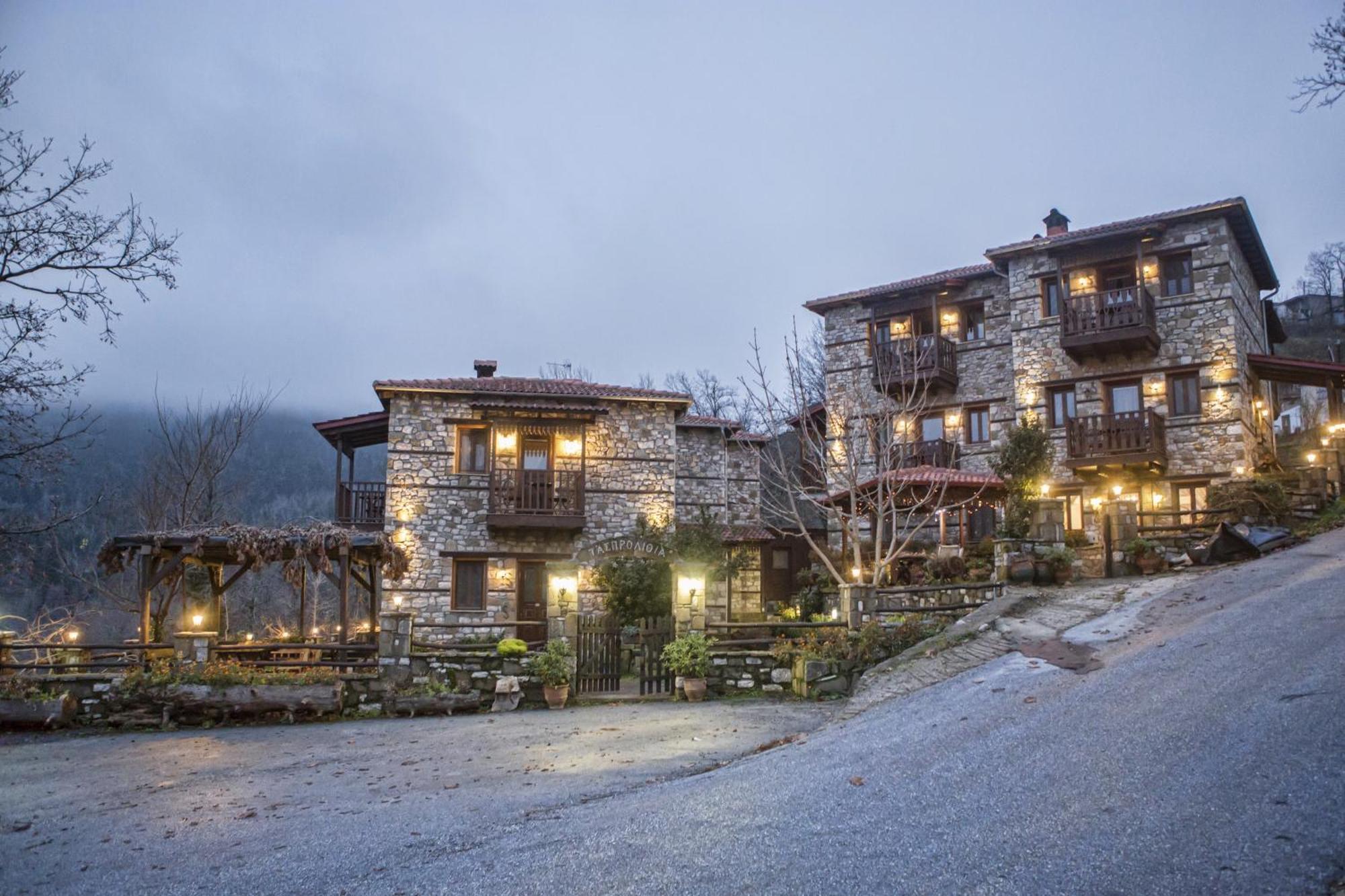 T'Asprolithia Vila Kalývia Fylaktís Exterior foto